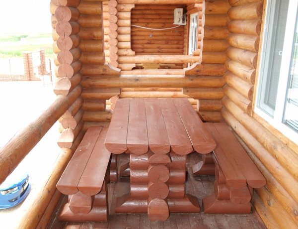 Люкс №11 (сруб) однокомнатный, база отдыха «Акварель», Кирилловка. Фото 7