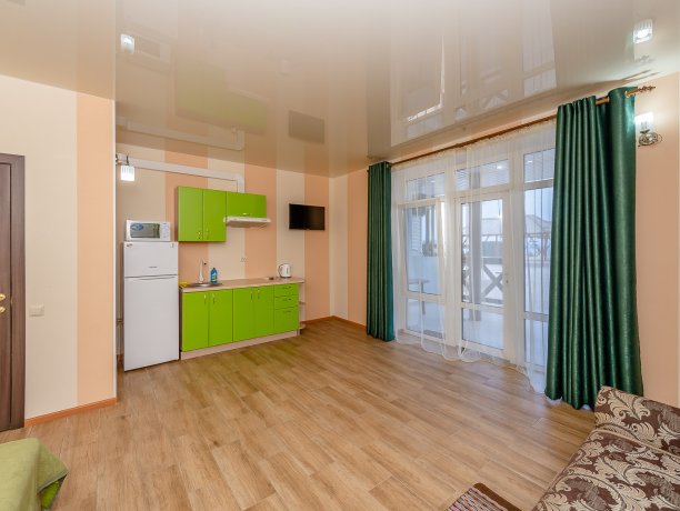 Коттедж Family sea 1 однокомнатный, база отдыха «ADMIRAL», Кирилловка. Фото 5