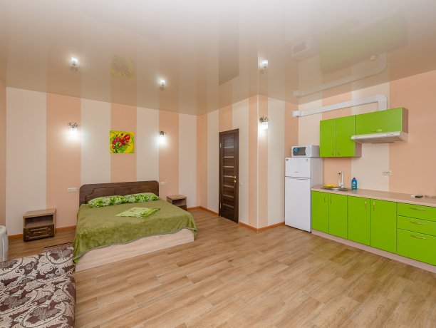 Коттедж Family sea 1 однокомнатный, база отдыха «ADMIRAL», Кирилловка. Фото 6