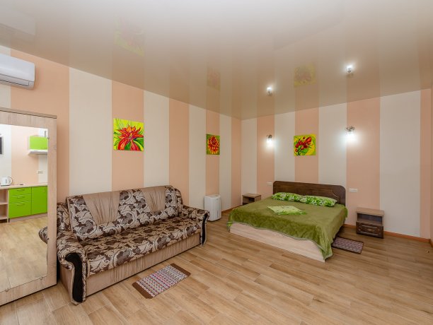 Коттедж Family sea 1 однокомнатный, база отдыха «ADMIRAL», Кирилловка. Фото 7