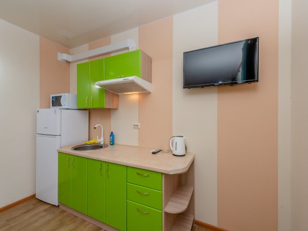 Коттедж Family sea 1 однокомнатный, база отдыха «ADMIRAL», Кирилловка. Фото 8