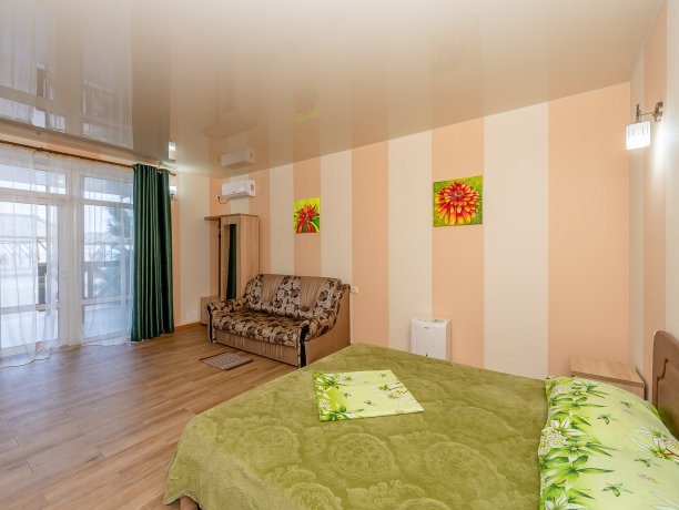 Коттедж Family sea 1 однокомнатный, база отдыха «ADMIRAL», Кирилловка. Фото 9