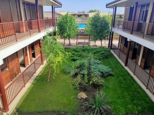 Люкс №83 однокомнатный, база отдыха «Водный мир», Кирилловка. Фото 10