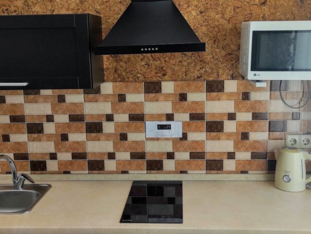 Люкс №185 однокомнатный, база отдыха «Водный мир», Кирилловка. Фото 5