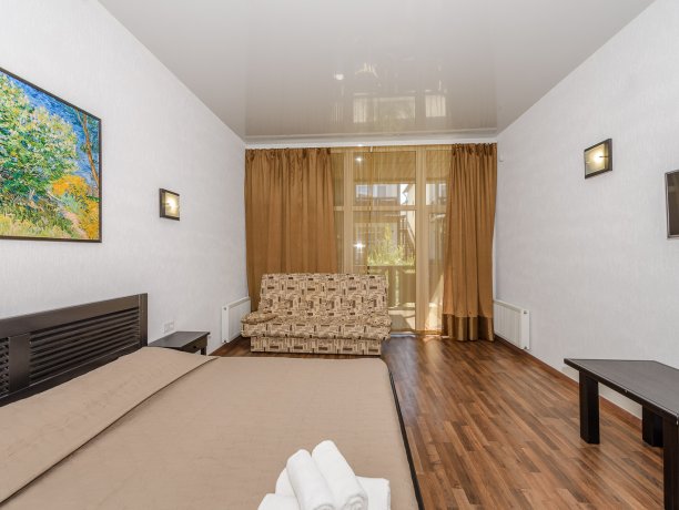 Люкс + №19 однокомнатный, база отдыха «Azov le Chalet», Кирилловка. Фото 3