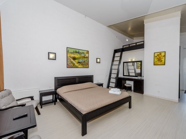 Deluxe №29 однокомнатный, база отдыха «Azov le Chalet», Кирилловка. Фото 1