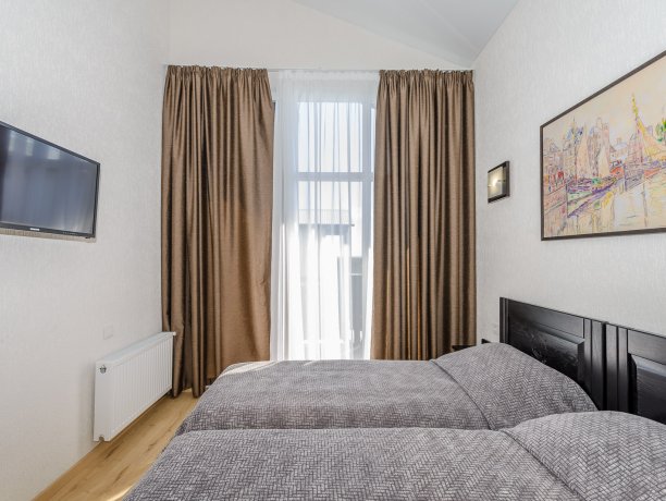 Shale №1 двухкомнатный, база отдыха «Azov le Chalet», Кирилловка. Фото 15