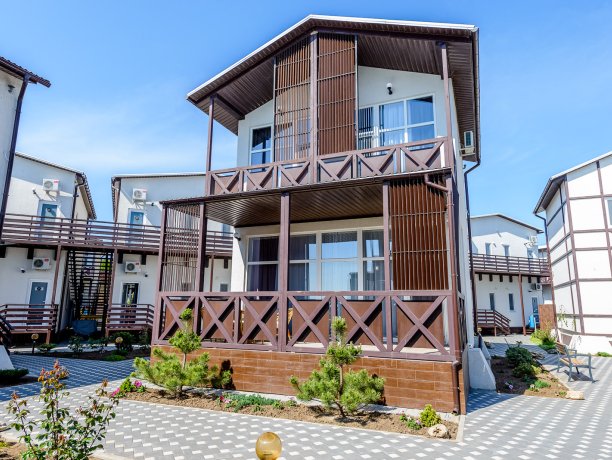 Shale №4 двухкомнатный, база отдыха «Azov le Chalet», Кирилловка. Фото 15