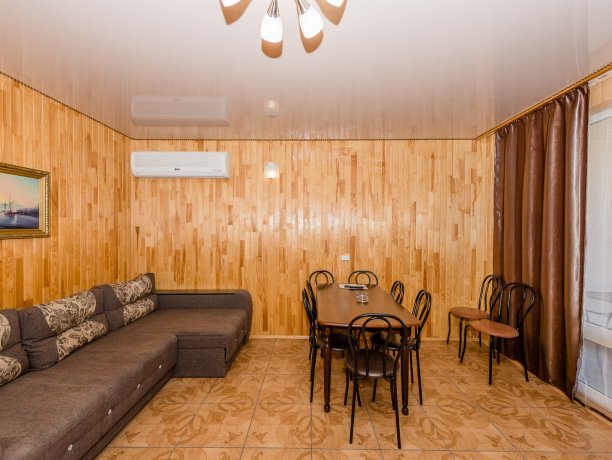 Апартаменты №5 Della Luna (море) трехкомнатный, гостиничный комплекс «Tropicanka Resort Hotel», Кирилловка. Фото 5