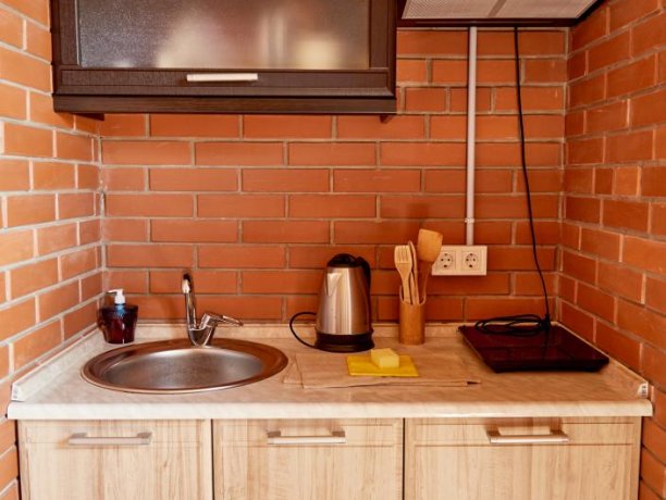 Люкс-студио терраса №73 (корп. 2) однокомнатный, база отдыха «Автомобилист», Кирилловка. Фото 6