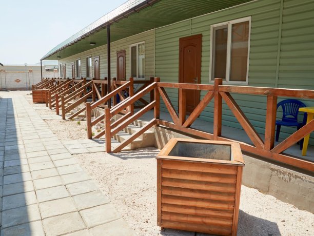 Люкс-студио терраса №42 (корп. 3) однокомнатный, база отдыха «Автомобилист», Кирилловка. Фото 4