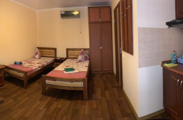 Люкс-студио терраса №65 (корп. 4) однокомнатный, база отдыха «Автомобилист», Кирилловка. Фото 7