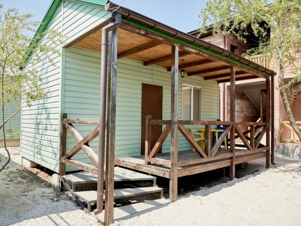 Бунгало № 27 однокомнатный, база отдыха «Автомобилист», Кирилловка. Фото 7