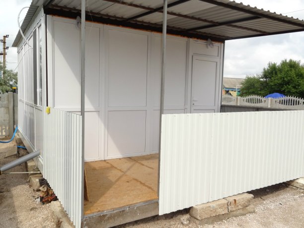 Люкс Сендвич Белый однокомнатный, база отдыха «Азов Коралл», Кирилловка. Фото 5