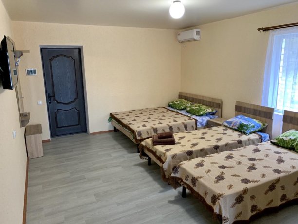 Люкс с кухней у бассейна №2 однокомнатный, гостевой дом «Афродита +Бассейн», Кирилловка. Фото 1