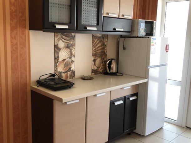 Семейный-люкс №14 однокомнатный, база отдыха «Гостиный двор», Кирилловка. Фото 3