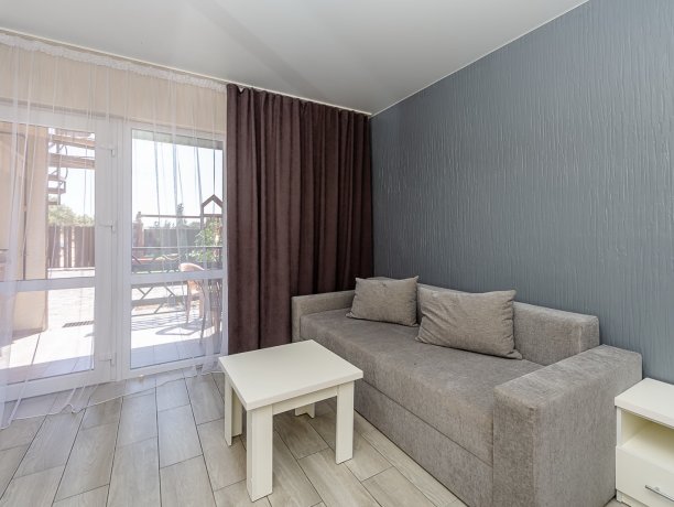 Люкс №1 однокомнатный, гостевой дом «LIBERTY», Кирилловка. Фото 4