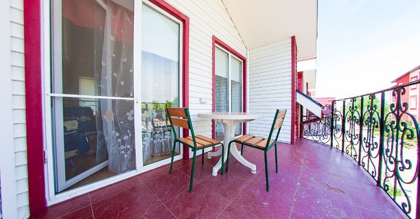 Коттедж №1 двухкомнатный, база отдыха «Фрегат», Кирилловка. Фото 5