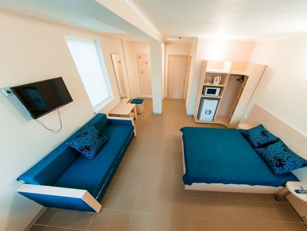 Стандарт №101 однокомнатный, база отдыха «Фрегат», Кирилловка. Фото 3