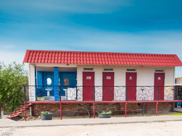 Домик №14 однокомнатный, база отдыха «Фрегат», Кирилловка. Фото 4