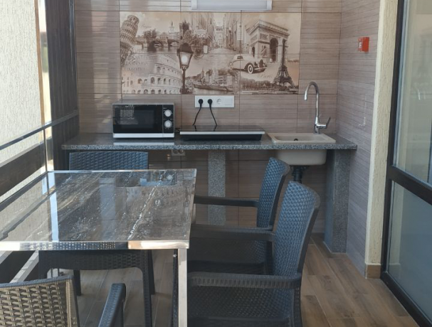 Люкс №2 (2 кот) двухкомнатный, база отдыха «Альфа», Кирилловка. Фото 4