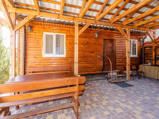 Коттедж №1 Люкс 4х местный одноэтажный трехкомнатный, база отдыха «ЛенСити», Кирилловка. Фото 16