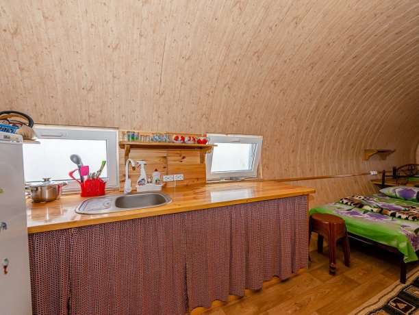 Домик №3 Стандарт 3х местный однокомнатный, база отдыха «ЛенСити», Кирилловка. Фото 13